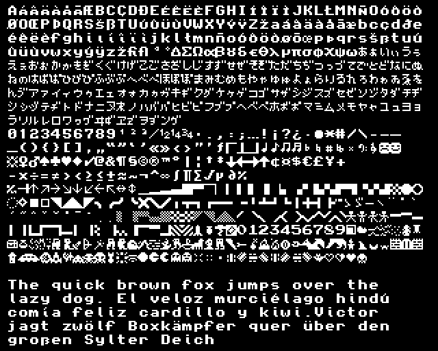 Designing the BESCII Font